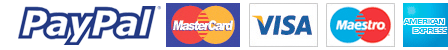 Visa, Mastercard, American Express, Discover